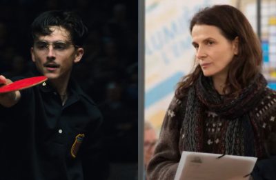 Timothée Chalamet é desafiado por Juliette Binoche após discussão sobre artes cênicas